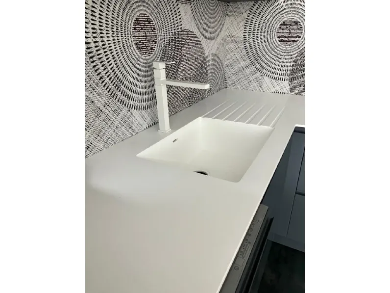 Cucina grigia moderna ad angolo Astra Line a soli 7900 Euro