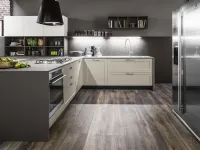 Cucina industriale grigio Colombini casa ad angolo Cucina ad angolo con numerosi elementi per infinite combinazioni. scontata