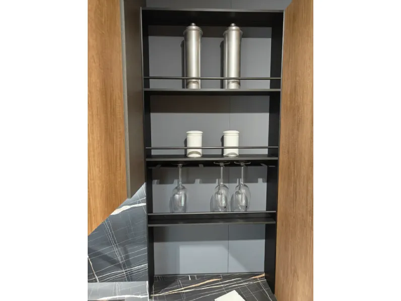 Cucina Regola industriale rovere chiaro Scavolini lineare scontata 48%