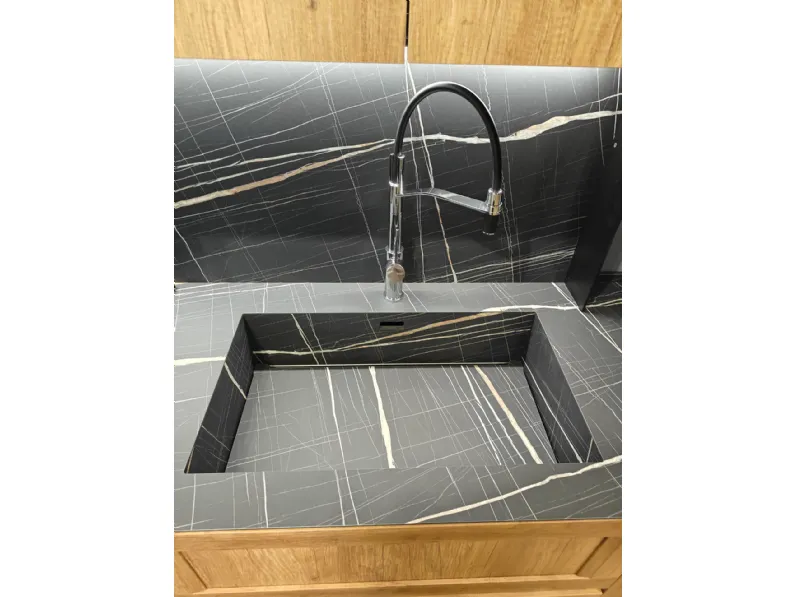 Cucina Regola industriale rovere chiaro Scavolini lineare scontata 48%