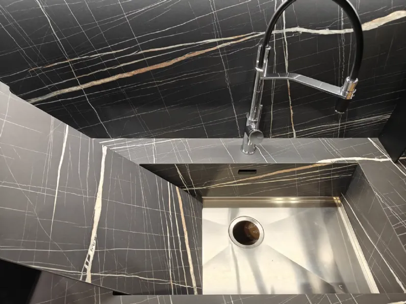 Cucina Regola industriale rovere chiaro Scavolini lineare scontata 48%