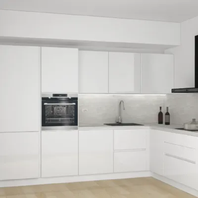 Cucina Infinity moderna altri colori Gicinque ad angolo scontata 43%