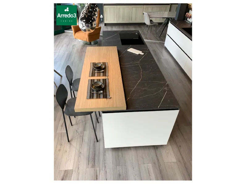 Cucina Kalì con isola Arredo3 con un ribasso imperdibile
