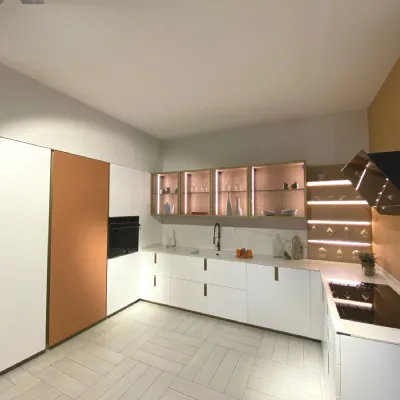 Cucina a PREZZI OUTLET in laccata opaco Arredo3 -60%