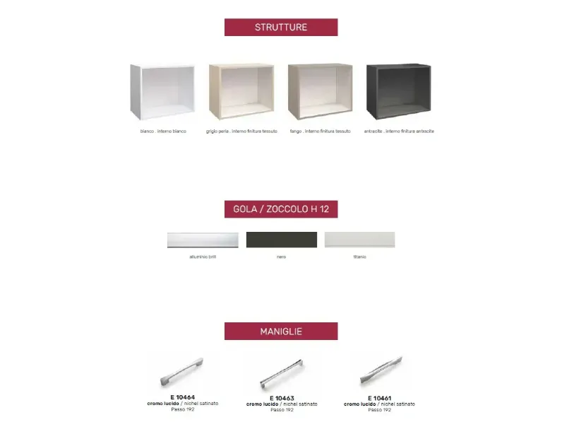 Cucina Korinna moderna altri colori Evo cucine lineare scontata 30%