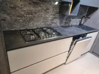 Cucina Linea design grigia Kuadra cucine lineare scontata 54%