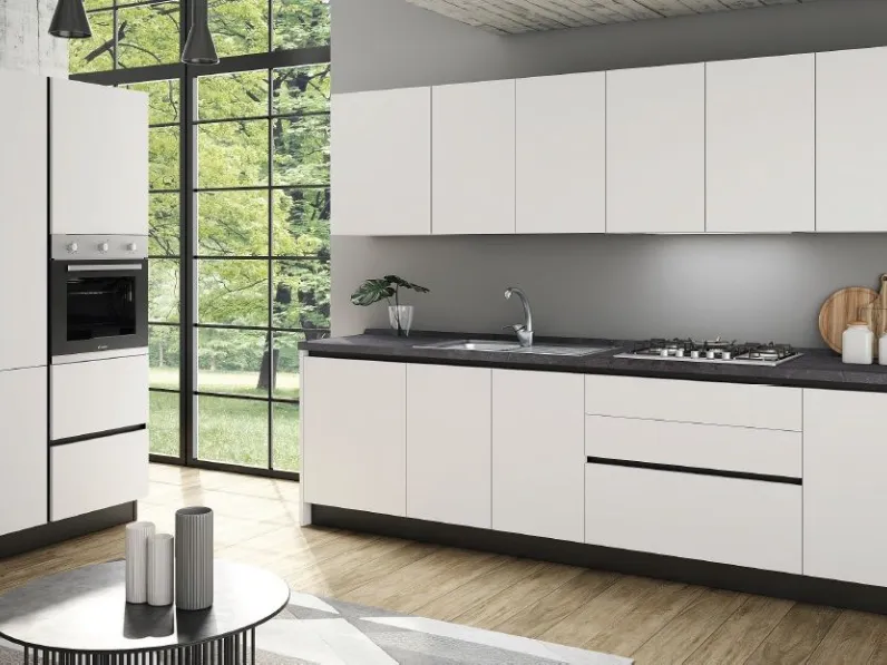 CUCINA Kuadra cucine Flat 1 PREZZO OUTLET scontata 35%