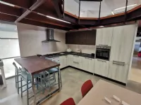 Cucina con penisola moderna bianca Gm cucine Kubika a soli 6000