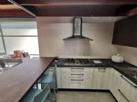 Cucina con penisola moderna bianca Gm cucine Kubika a soli 6000