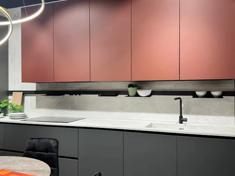 Cucina a prezzo scontato ad angolo moderna Sistematica goccia La casa moderna