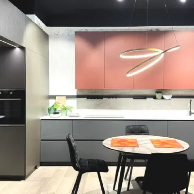 Cucina a prezzo scontato ad angolo moderna Sistematica goccia La casa moderna