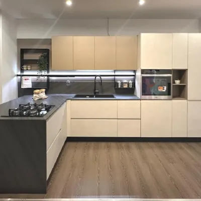 Cucina moderna con penisola Joy La casa moderna a prezzo ribassato