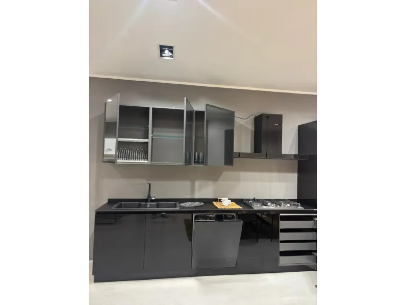 Cucina Scavolini design lineare altri colori in laccata lucido Liberamente