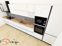 Cucina lineare design bianca Astra Line  a soli 8500