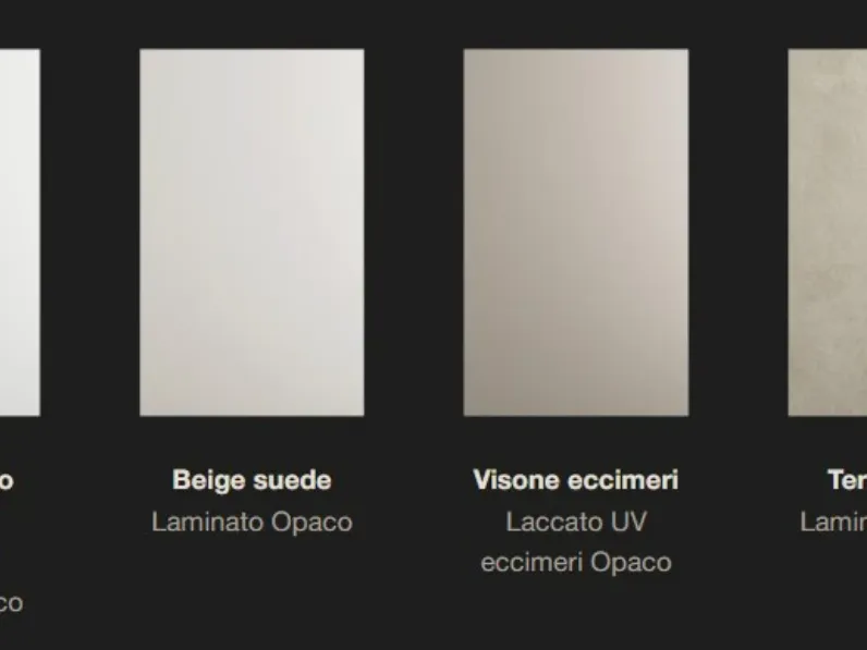 Cucina cloe composizione c moderna rovere chiaro Artigianale lineare scontata 40%