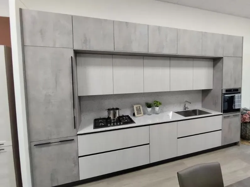 Cucina rovere chiaro moderna lineare Artigianale Cucina lineare moderna a soli 8900 Euro