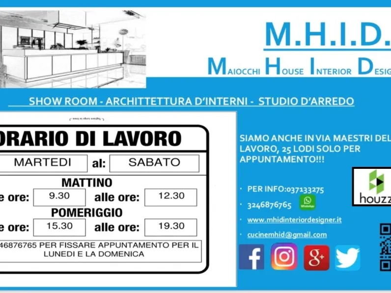 Cucina lineare in legno bianca Asolo a prezzo ribassato