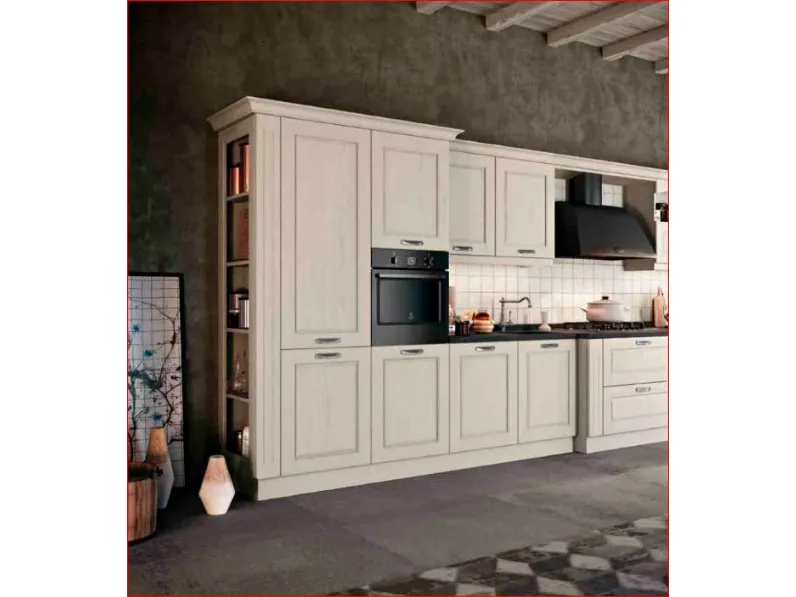 Cucina Asolo 4 classica magnolia Arredo3 lineare scontata 40%