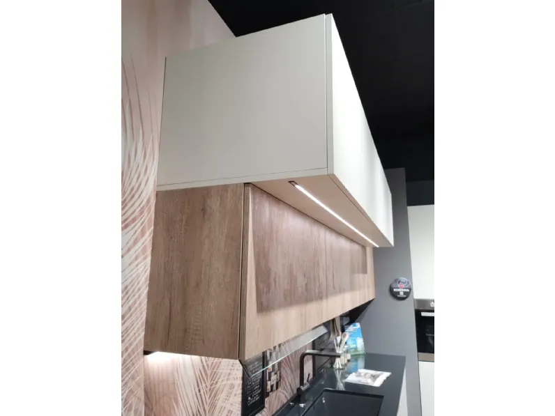 Cucina korinna moderna rovere chiaro Evo cucine lineare scontata 56%