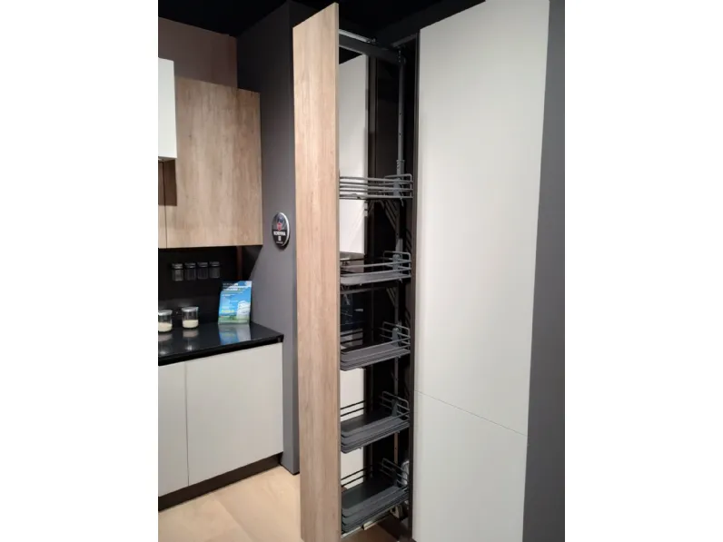 Cucina korinna moderna rovere chiaro Evo cucine lineare scontata 56%