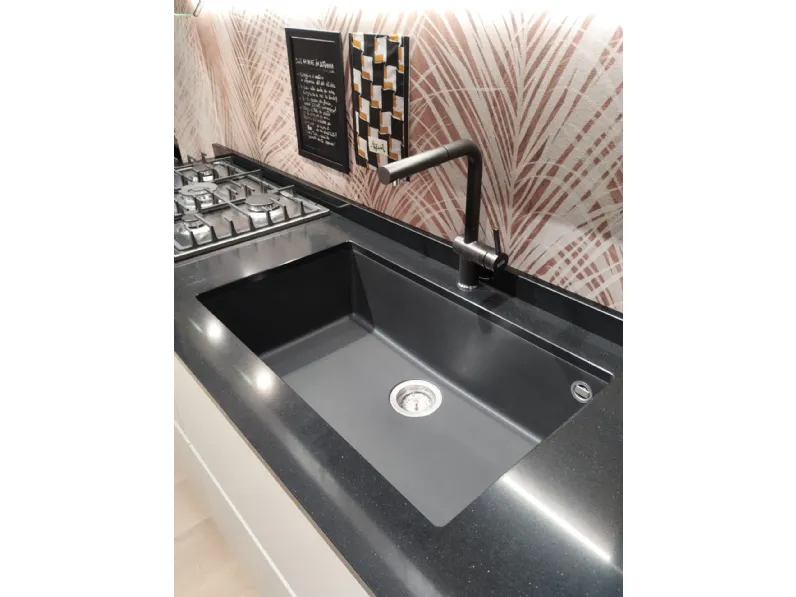 Cucina korinna moderna rovere chiaro Evo cucine lineare scontata 56%