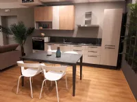 Cucina lineare in laminato materico altri colori Modula over a prezzo scontato