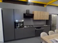 Cucina grigia moderna lineare Modula Febal a soli 3990 Euro