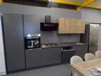 Cucina grigia moderna lineare Modula Febal a soli 3990 Euro