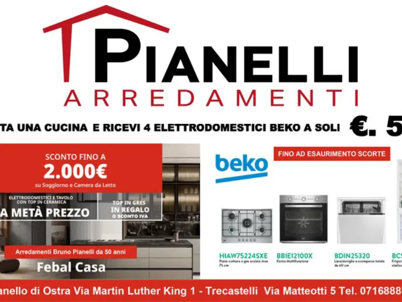 Cucina grigia moderna lineare Modula Febal a soli 3990 Euro