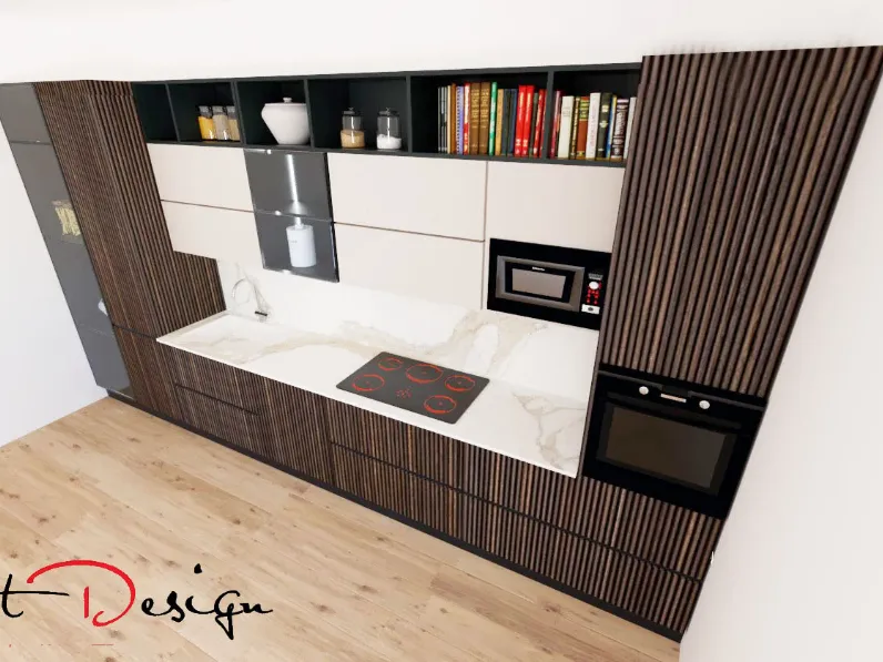 Cucina a PREZZI OUTLET in hpl Astra -57%