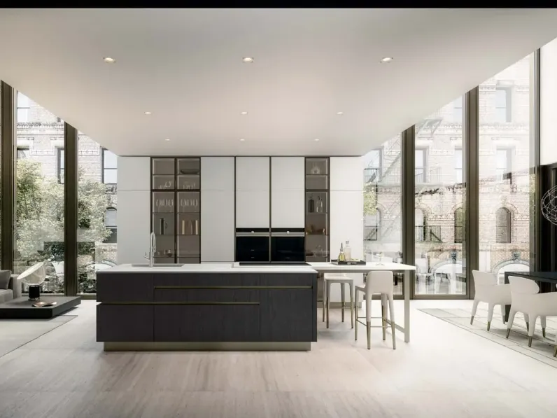 Cucina altri colori moderna Iconica 05 Veneta Cucine scontata 