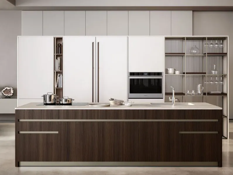 Cucina altri colori moderna Iconica 05 Veneta Cucine scontata 