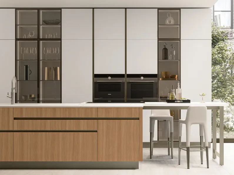 Cucina altri colori moderna Iconica 05 Veneta Cucine scontata 