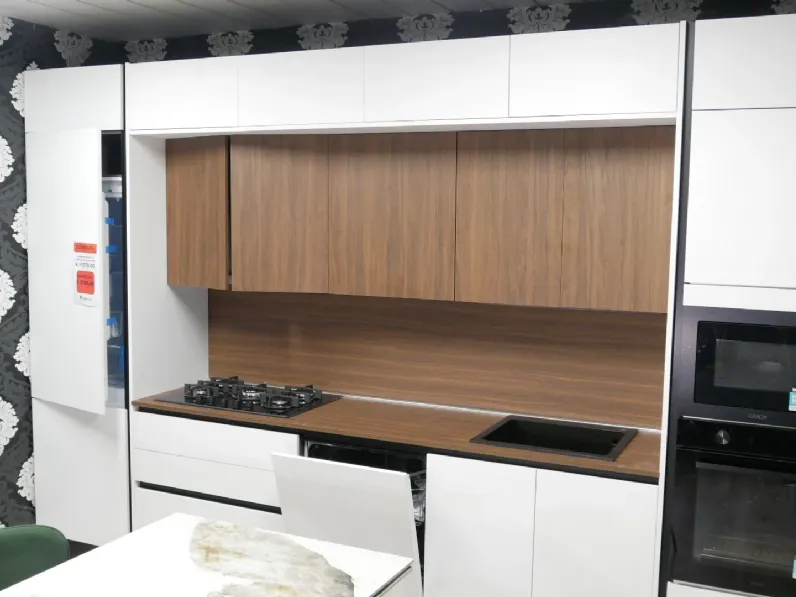 Cucina bianca design lineare Modello merilyn ciao cucine Aran a soli 3990 Euro