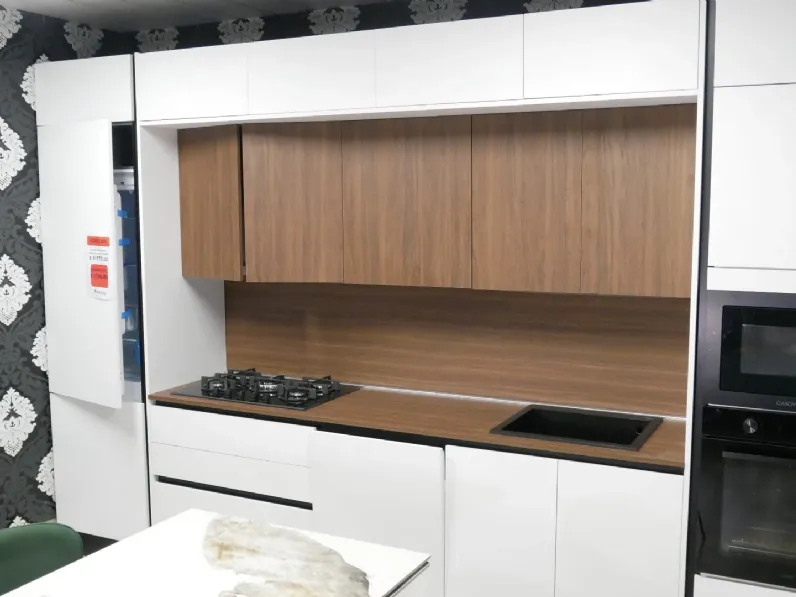Cucina bianca design lineare Modello merilyn ciao cucine Aran a soli 3990 Euro