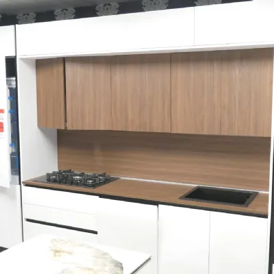 Cucina bianca design lineare Modello merilyn ciao cucine Aran a soli 3990 Euro
