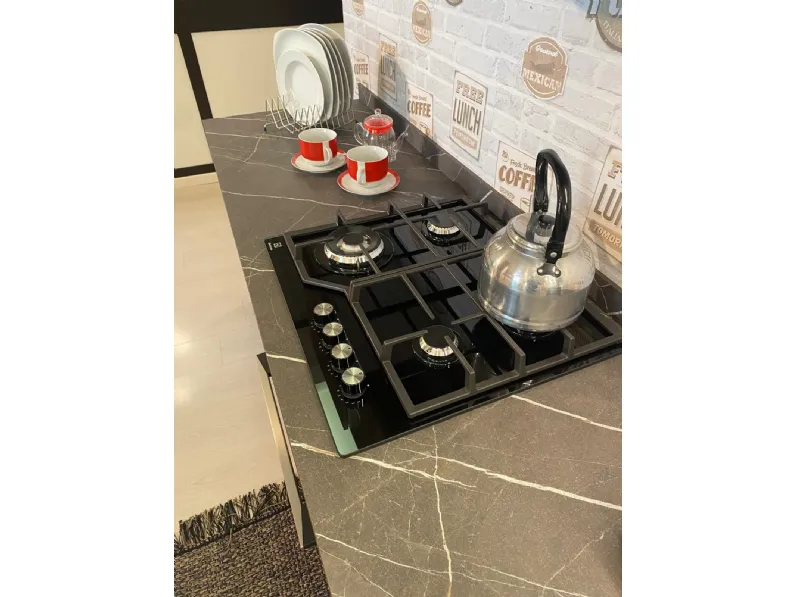 Cucina a PREZZI OUTLET in laminato materico Ar-due -40%