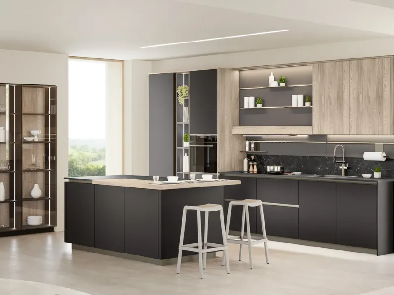 Scopri la cucina Start time j 01 di Veneta Cucine in OFFERTA OUTLET 
