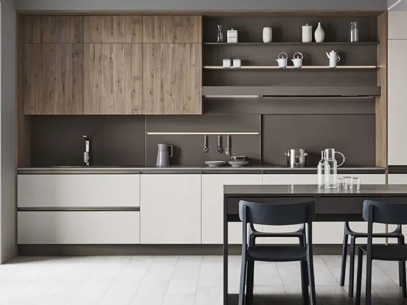 Scopri la cucina Start time j 01 di Veneta Cucine in OFFERTA OUTLET 