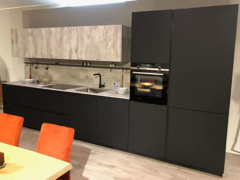 Cucina Stosa moderna lineare altri colori in laminato opaco Metropolis/alliant