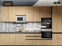 Cucina lineare in laminato opaco altri colori Futura a prezzo ribassato