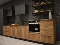 Cucina grigia industriale lineare Sax Scavolini a soli 6900