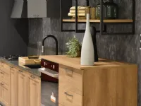 Cucina grigia industriale lineare Sax Scavolini a soli 6900