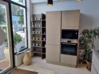 Cucina lineare in laminato opaco grigio Malta a prezzo scontato