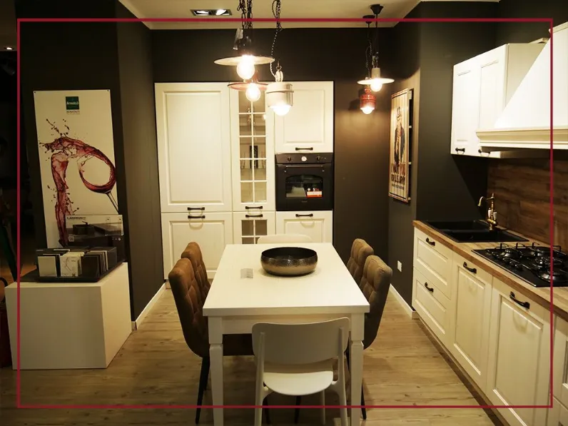 Cucina in legno Arredo3 a PREZZI OUTLET -35%