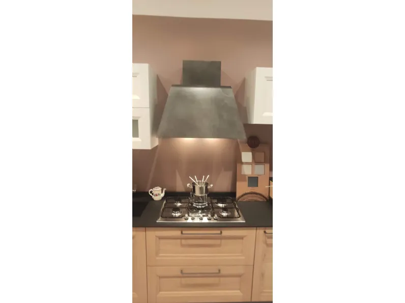 Cucina rovere chiaro classica lineare Gea Evo cucine in offerta