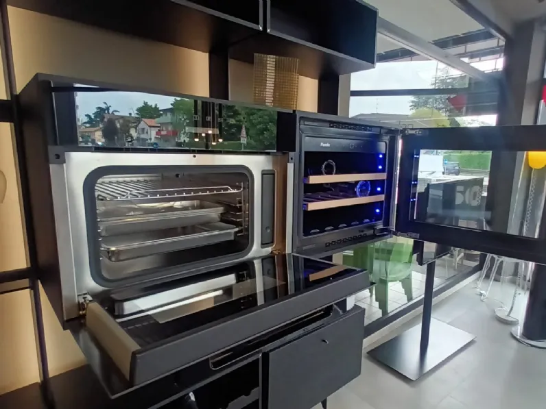 Cucina rovere moro design lineare Cesar Parete 50's  a soli 7470 Euro