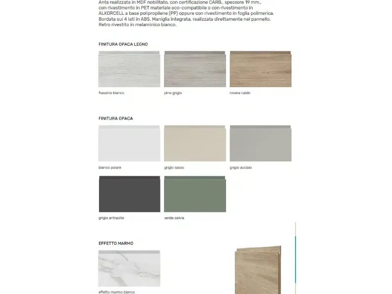 Cucina altri colori moderna lineare Kelly Net cucine scontata