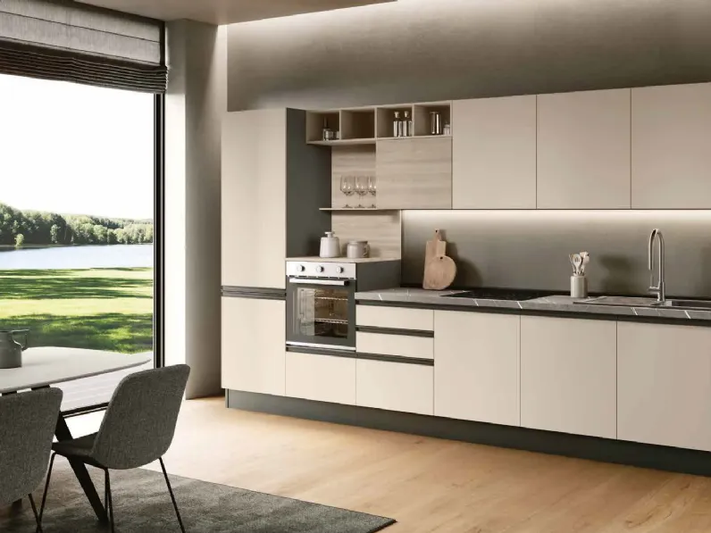Cucina altri colori moderna lineare Imab Capri  a soli 3390 Euro