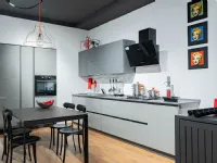 Cucina grigia design lineare Liberamente Scavolini a soli 11000